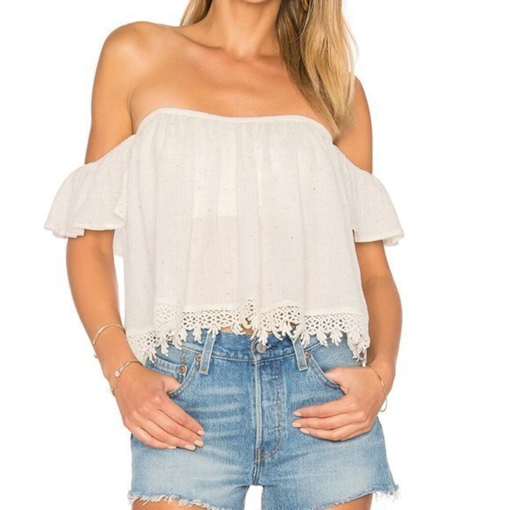 Tularosa Amelia Speckled Top. L